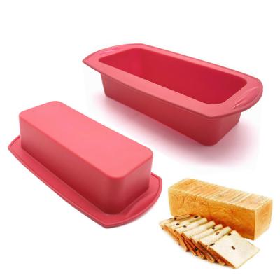 China Food Grade BHD Brand BPA Free Professional Bakeware NO-Stick Premium Silicone Loaf Pan For Bread Baking Cake for sale