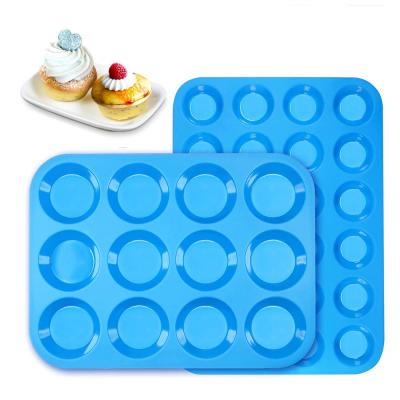 China BHD 100% Disposable Food Grade Silicone Molds Wholesale BPA Free Non-Stick Cupcakes for sale