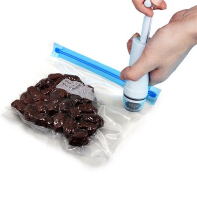 China Durable Plastic Moisture Proof Dry Food Vacuum Sealer Bag Sealed Vacuum Bags For Food Packaging for sale