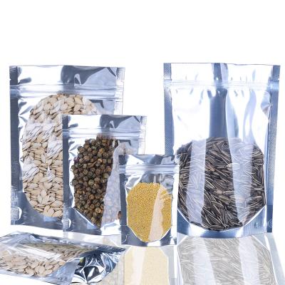 China Factory Price Recyclable Custom Printed Clear Stand Up Pouch Bags Packaging Supplier for sale