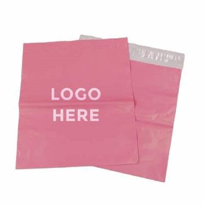 China Best Selling Biodegradable Rose Logo Custom Mailing Bag Poly Plastic Messenger Bag For Shipping for sale