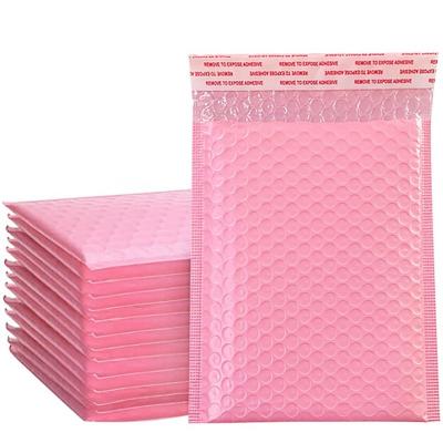 China Biodegradable Hot Sale Cheap Custom Logo Packaging Pink Bubble Mailer Bags Poly Messenger Bag for sale