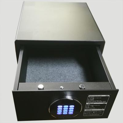 China Hot Selling Electronic Keypad Guest Room Front Opening Drawer Safe With Motorized Lock 150H*410W*400D mm for sale