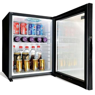 China Supplier 40 L glass door mini bar refridge single door mini bar fridge COMPRESSOR China hotel semiconductor for sale