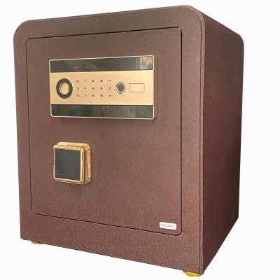 China New Design High Security Middle Szie Electronic Keypad Biometric Fingerprint Lock Home Safe H600*W420*D370 mm for sale