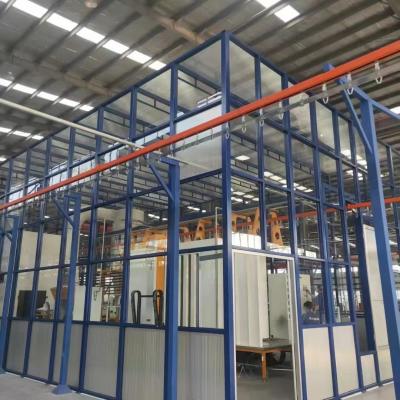 China Horizontal Powder Coating Line Machine Stable 380V - 415V Voltage for sale