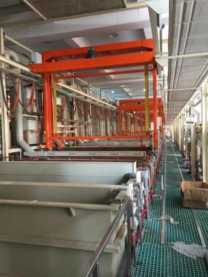 China Semi Automated Anodizing Line 600 Ton Output Horizontal Mode for sale