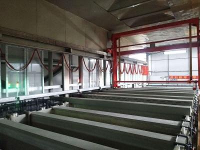 China 150 T /m Aluminum Anodizing Production Line For Oxidation Surface Treatment for sale