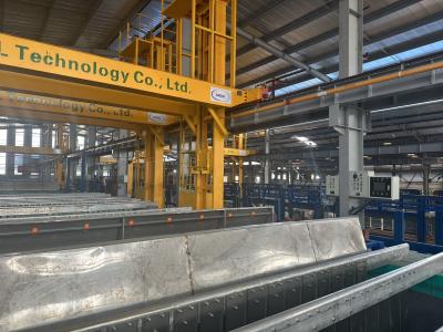 China Anodizing Production Line with 180 plusmn 20g/l Free Sulfuric Acid Neutralization Te koop