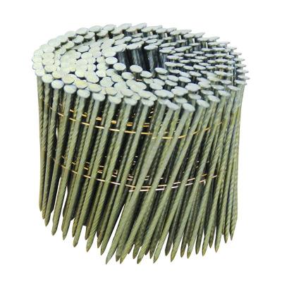 China Cap Galvanized Wire Coil Nails , Capping Coil Nails For Pneumatic Coil Nail Gun for sale