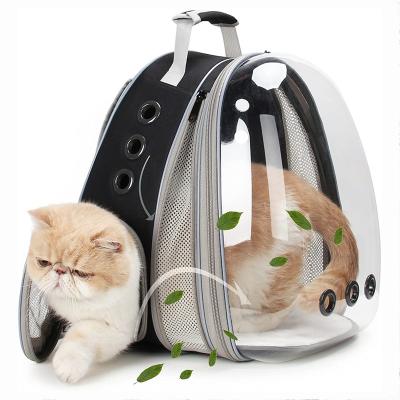 China Hot Selling Viable Cat Carrier Backpack Space Bubble Capsule Pet Expandable Carrier Bag for sale