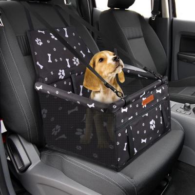 China Viable Hot Selling Portable Folding Car Seat, Dog Car Carrier Seat Amazon Car Seat Puppy Pet Travel Booster for sale