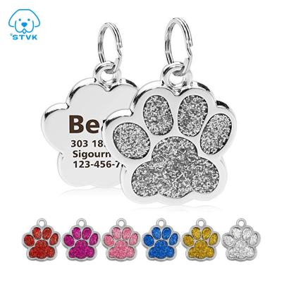 China Viable Customization Personalized Engrave Pet Cat Name Tags Pet Tag Collar Pet ID Tag for sale