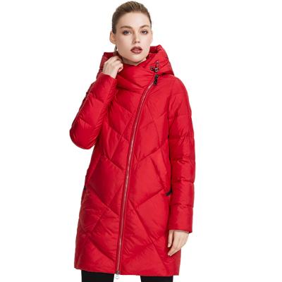 China MIEGOFCE Anti-Wrinkle OEM Women Winter Cotton Padded Coats Zipper Parkas Vintage Unique Padded Long Lady Quilting New Coat For Women for sale