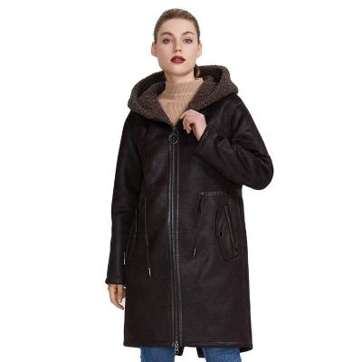 China MIEGOFCE collection of new winter waterproof women faux fur jackets long coat unusual women's sheepskin parka design for sale