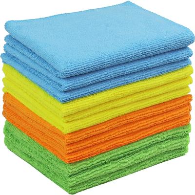 China Viable Custom Microfiber Cleaning Cloth Microfiber Car Drying Towel Housewares Microfiber Tissues Towel for sale