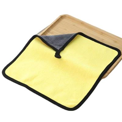 China Well Water Absorption Microfiber Car Wash Thick QUICK DRY Cleaning Towel With Multi Color for sale