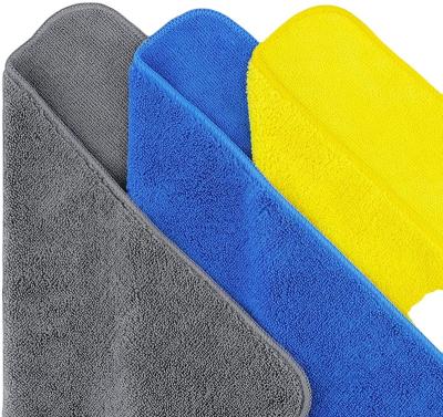 China 80 Polyester 20 Polyamide Microfiber Car Wash Dish Towel Dish Kitchen Cleaning Cloth Sustainable Microfiber Towel for sale