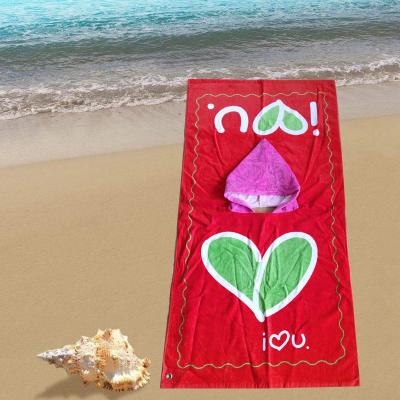 China 100 Viable Comfy Soft Quick Dry Swimming Towels Poncho Beach Towel For Kids Hooded Cotton Bath for sale