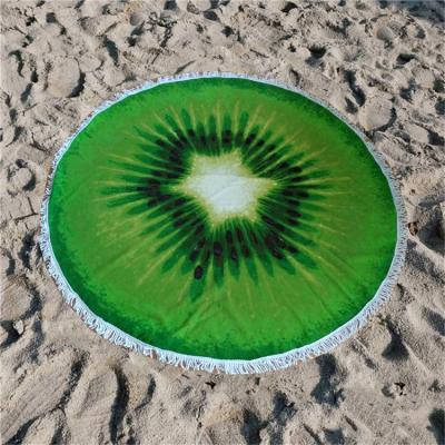 China Hot Sale Beach Towel QUICK DRY Round Customize Round Towel Beach Towels With Tassels For Outdoor for sale