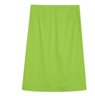 China Latest Fashion Anti-Static Fashionable Solid Color Women's Bodycon Premium Pencil Canvas Skirt for sale