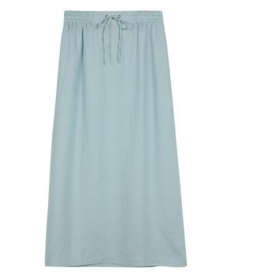 China Chinese Supplier Anti-static Office Clothes Cheap Customization Women's Casual Dresses Elegant Long Linen Skirt for sale