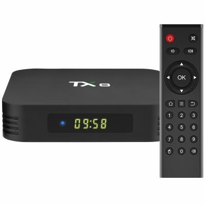 China 2020 OEM/ODM Technology Factory Shizhou Best Android 9.0 Smart TV Box TX8 Rockchip RK3318 4GB/32GB Set Top Box for sale