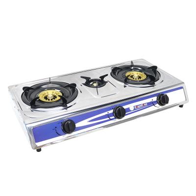 China Household Double Burner CKD SKD Gas Stove , Gas Cooker for sale