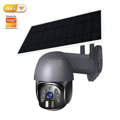 China Human Motion Tracking LED Model FHP LP Outdoor 1080p Color Night Vision Smart Home Ptz Wifi Outdoor Camera for sale