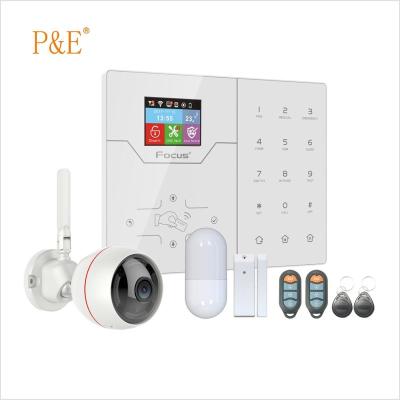 China IOS/Smart Home Remote Control TCP/IP 4G/3G/GSM Newest Andriod /webIE SILAP 2022 WiFi Alarm Security Defense System for sale