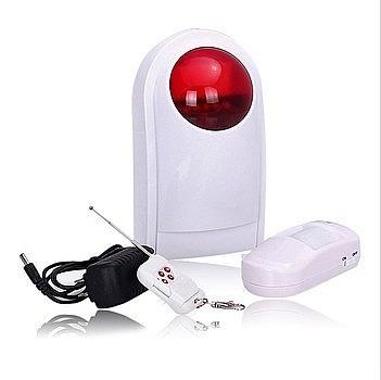 China Pgst Security System Strobe Alarm Siren Remote Control Outdoor Wireless Flashing Home Sensor for sale