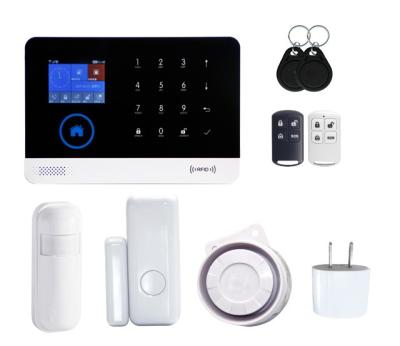 China Emergency Alert USA Version Smart Home 4g Alarm System Network Wifi Amp Lte Dural Tuya System for sale