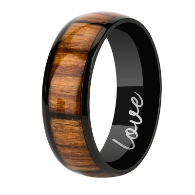 China Fashion CLASSIC Top Selling Wedding Rings BoBo Bird Wooden Rings Eco-Friendly Ring For Men for sale