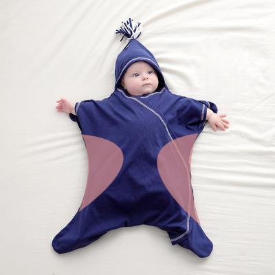 China Factory Wholesale 100% Soft Organic Cotton 0-6 Month Sleeping Bags Baby Sleeping Bags Five-pointed for sale