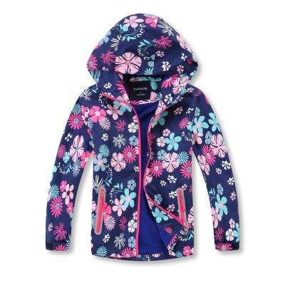 China Candy Color Breathable Kids Winter Waterproof Reflective Jacket For Girls for sale