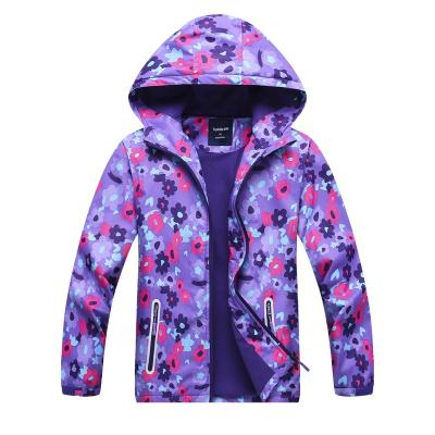 China Wholesale Breathable Girls Rain Jacket Waterproof Raincoat Anorak For Kids for sale