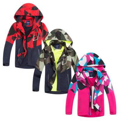 China Breathable Boys Winter Outdoor Padded Jackets Waterproof Windproof Lightweight Anorak For Kids for sale