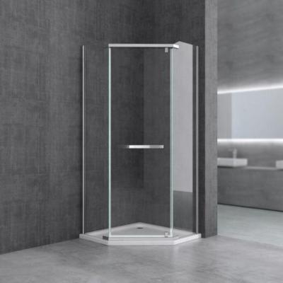 China Eco-Friendly Shower Door Replacement Parts Cheap Minimalist Shower Enclosure Accessories Folding Glass Door for sale