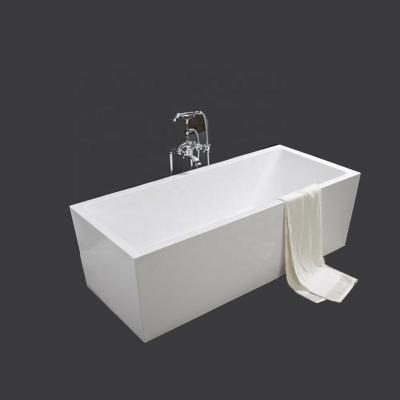 China Hangzhou America Style Companies Freestanding Adult Bathtub 70.8Inch Rectangle Acrylic Bathtub 1800mm for sale