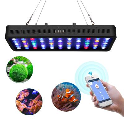 China Houyi Energy Saving Factory High Quality Chip Effect Channel Button LED Aquarium Lamp Multi Light Aquarium Light for sale