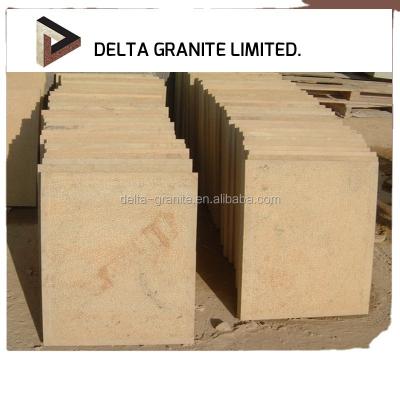 China Traditional yellow paving sandstone for sale