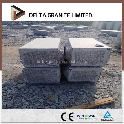 China Standard Split Face Gray Granite Wall Block from Bedroom for sale