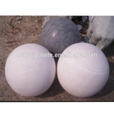 China Garden nature stone ball stone sphere for fountain garden for sale