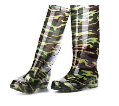 China Hot Selling Factory PVC Rain Boots Cheap Plastic Pastoral Planting Rubber Shoe Non-slip for sale