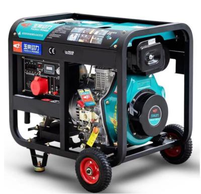 China Cast Iron YC6800XE-3 Type Three Phase Open Air (4.5kw/3000rpm) Cooled Diesel Generator Set Top Quality Widely Used Popular Product for sale