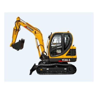 China Popular YC60-9 Farms Excavator Excavators Easy Operation Various Top Quality Product High Efficiency for sale