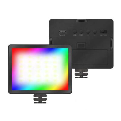 China Mini Newest RGB 12 Mini Newest RGB 12 Rechargeable Battery 12W LED Camera Light Built-in 360 Joint Full Color Lighting Effects for sale