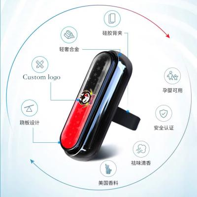 China Supplier Alloy air fresh manufacturer car perfumes high quality simple design compact material air fresh fragrance suitable for car decoration for sale