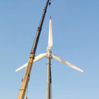 China Horizontal Wind RX Maker 5KW 2.8m Blades 300RPM Wind Turbine for sale