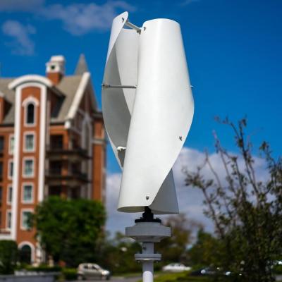 China Wind System Chinese 300W AC Shaft Vertical Spiral Type Wind Turbine With Free Controller for sale